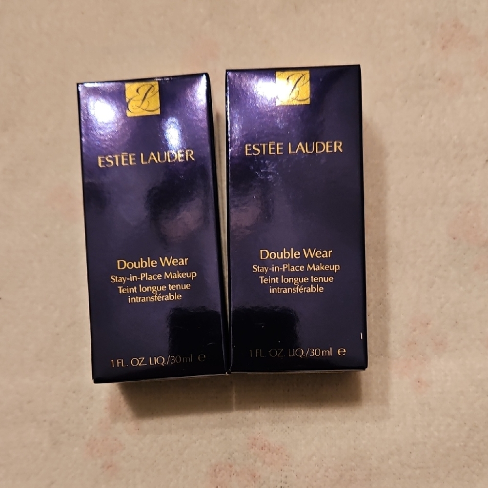Estee Lauder Double Wear in Deep Blue and Gold